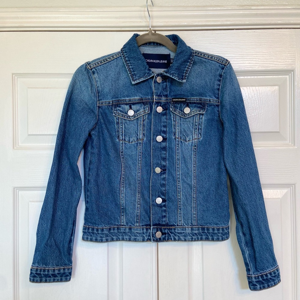 Calvin Klein Jeans Blue Denim Jean Jacket